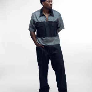 Linen Denim Pair Top